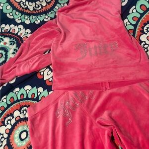 Hot pink juicy couture tracksuit